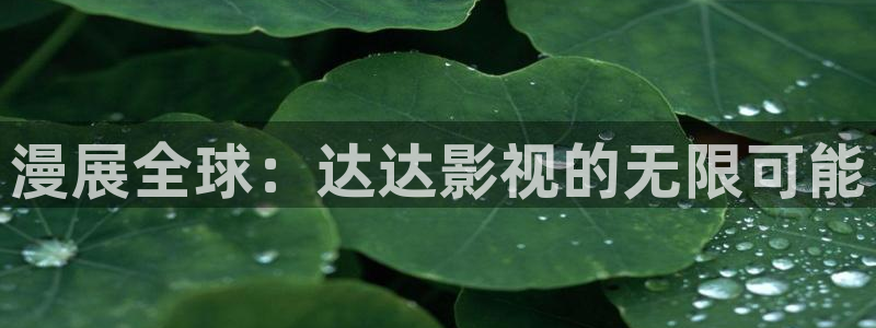 草民电影网站：漫展全球：达达影视的无限可能